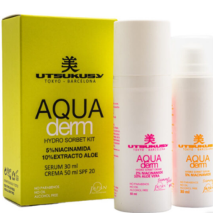 Set aqua derm (serum + crema)